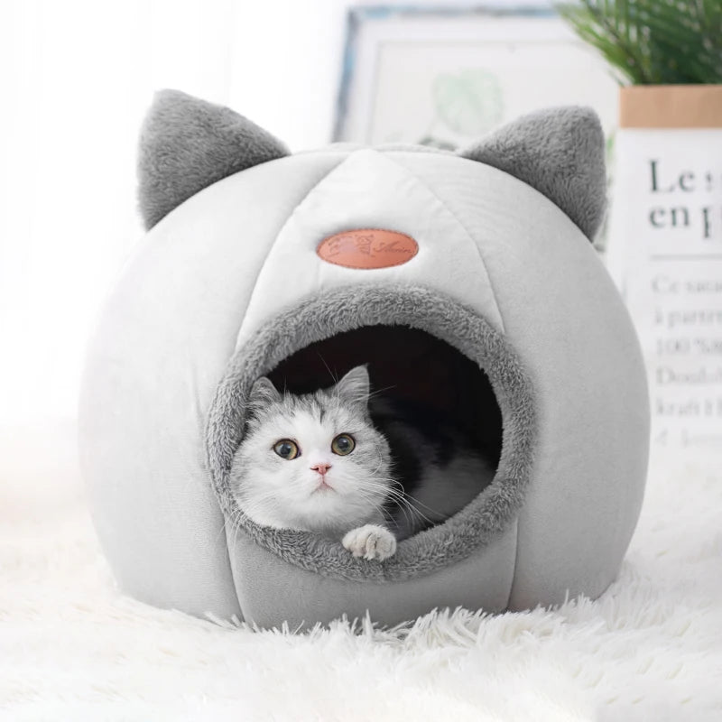 Warm Pet House  - Indoor Bed for Cats & Small Dogs