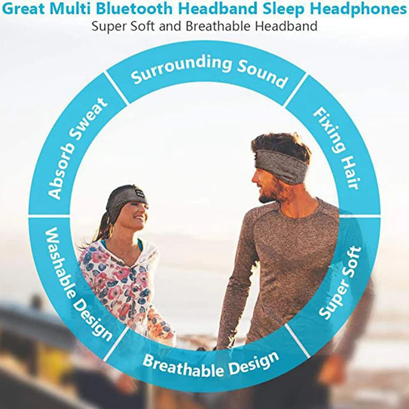 Bluetooth Sleep Mask – Wireless Music Headphones & Eye Mask