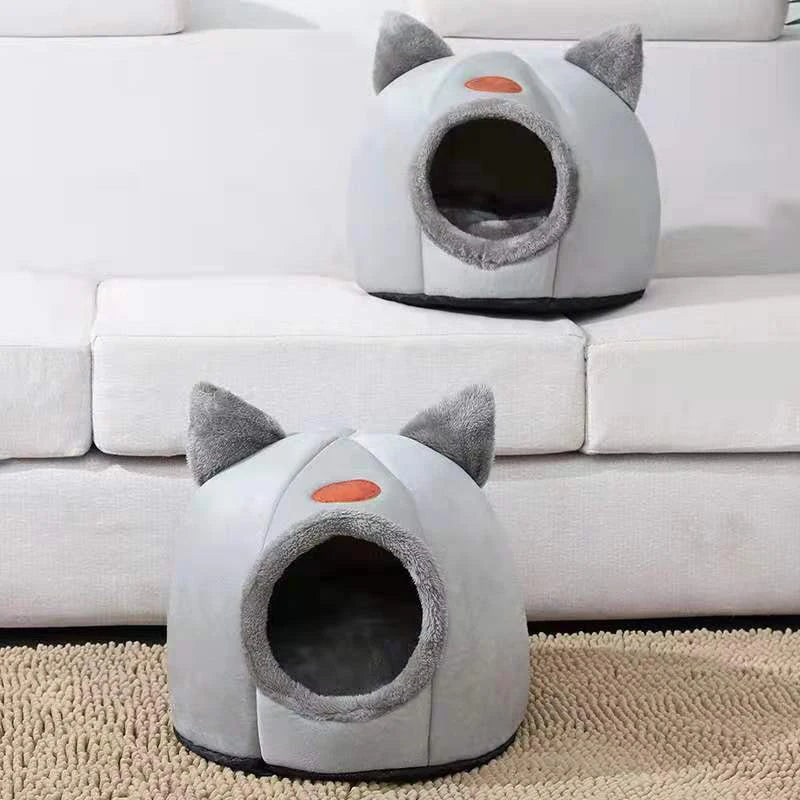 Warm Pet House  - Indoor Bed for Cats & Small Dogs