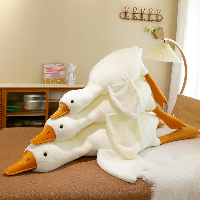 Lovely Big White Goose Pillow – 90cm/35.4in - 190cm/75in