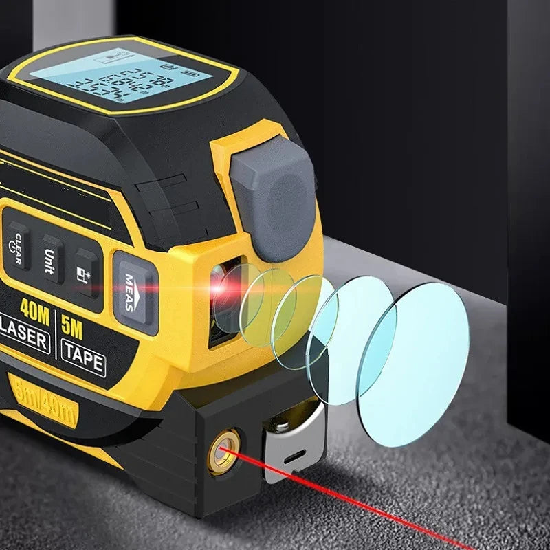 Digital Laser Tape Measure – 40/60M with Large Display