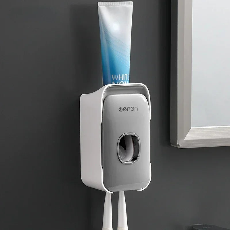 Automatic Toothpaste Dispenser and Holder – Bathroom Accessories Set