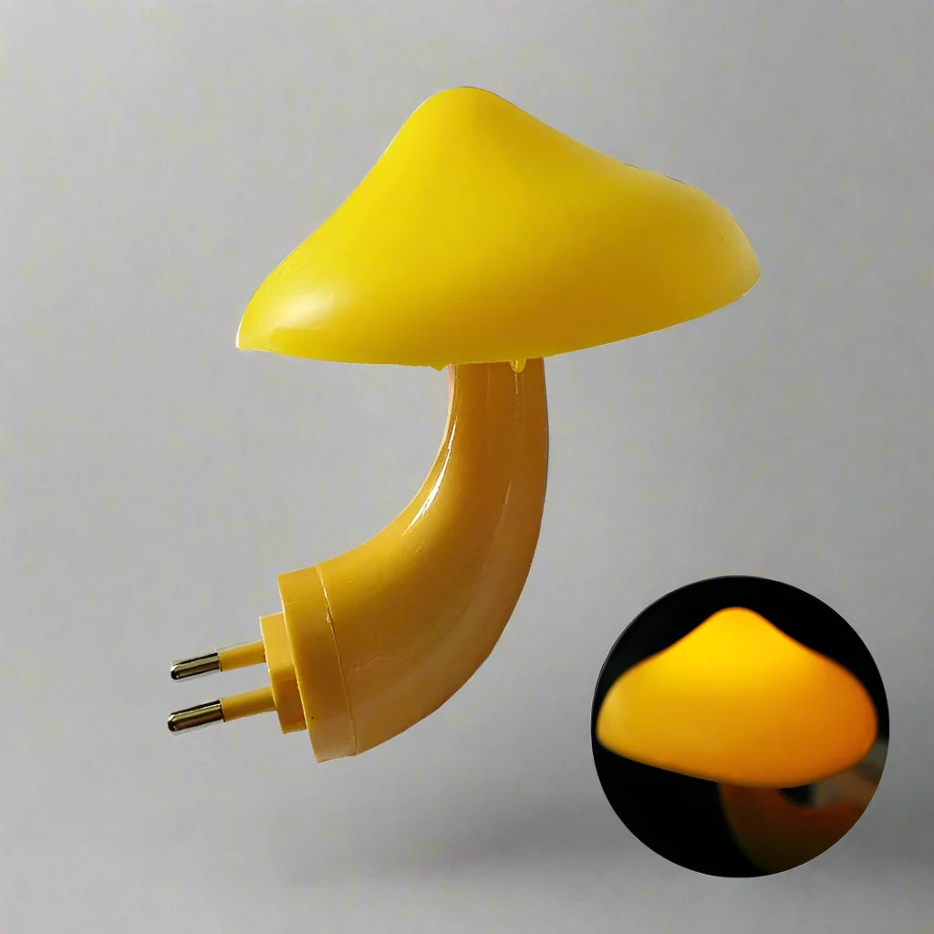 LED Mushroom Night Light – Automatic Sensor