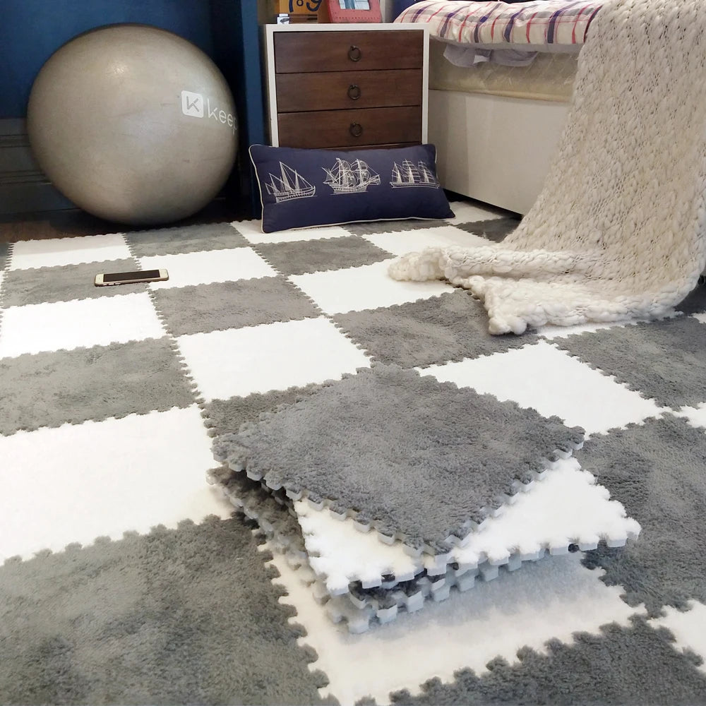 Soft Puzzle Mat - Warm Foam Carpet Set