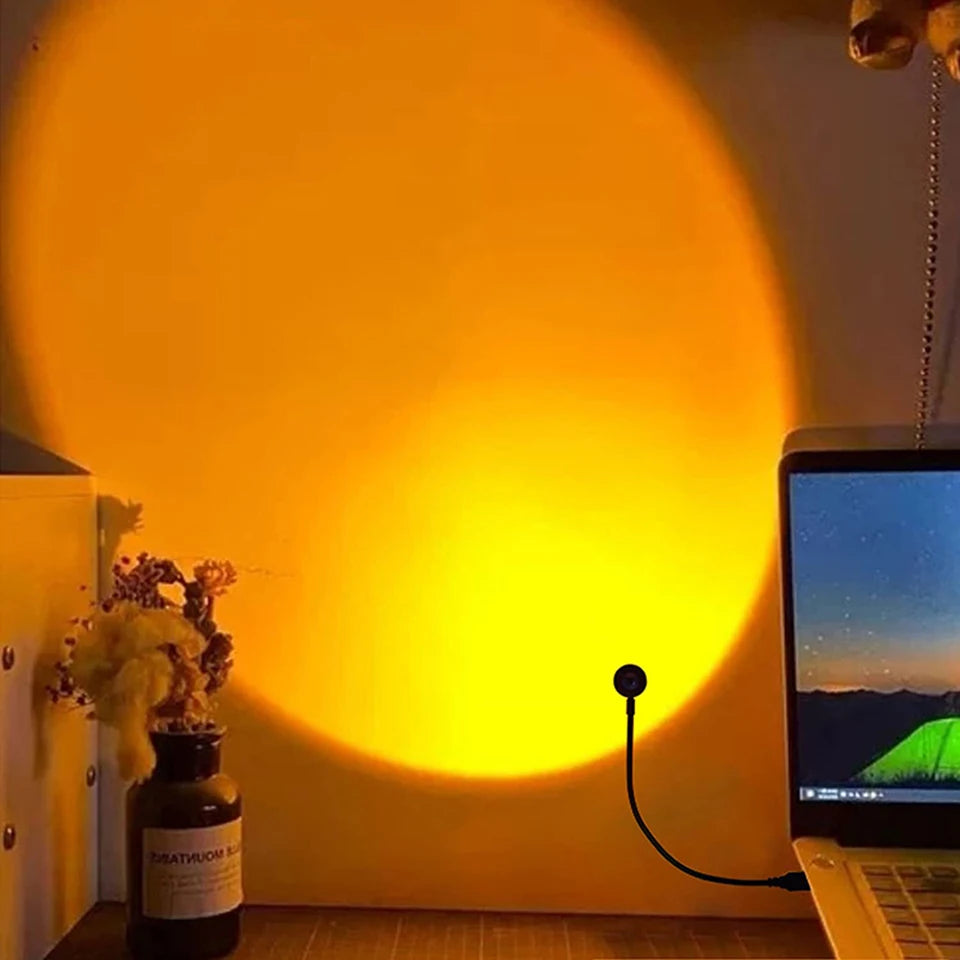 USB Sunset Projection Lamp