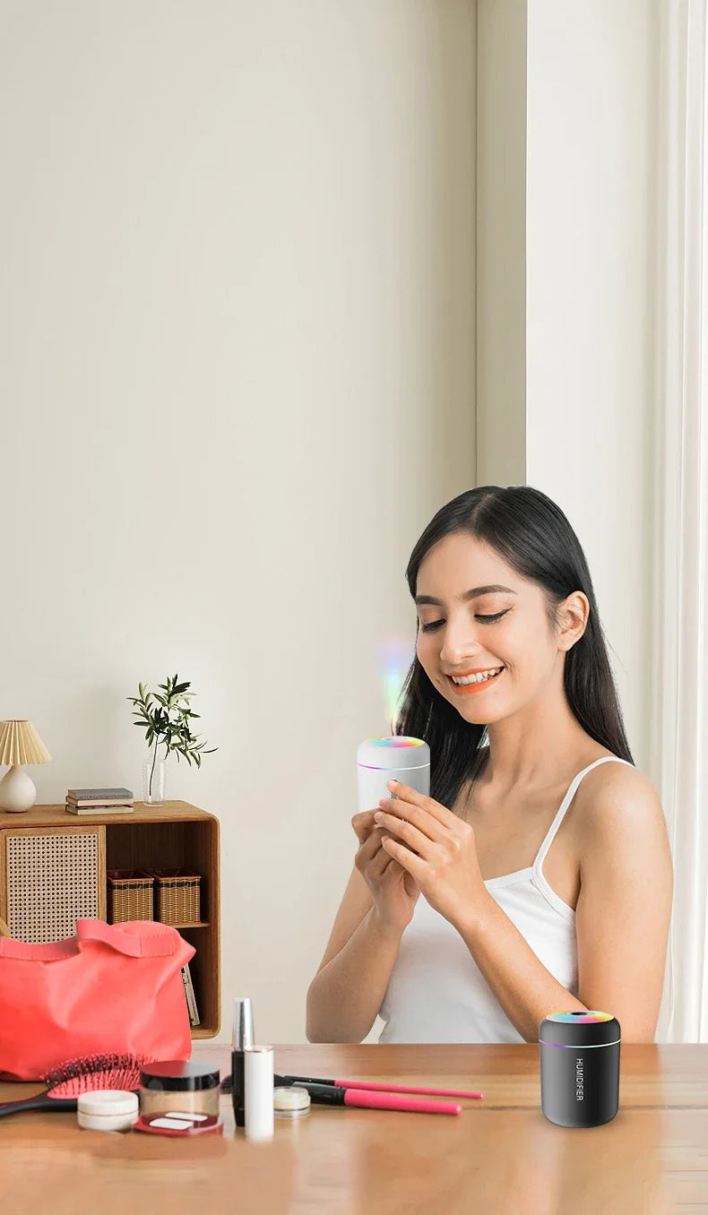 Mini USB Air Humidifier & Essential Oil Diffuser