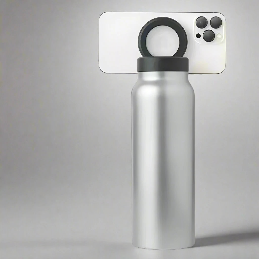 Magnetic Phone Holder Water Bottle