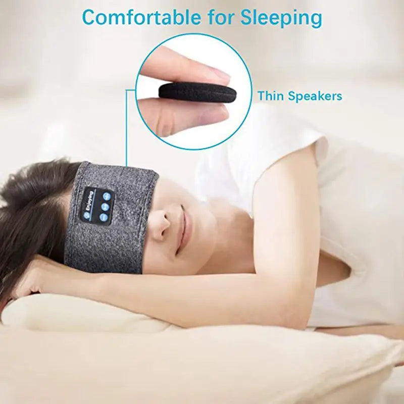 Bluetooth Sleep Mask – Wireless Music Headphones & Eye Mask