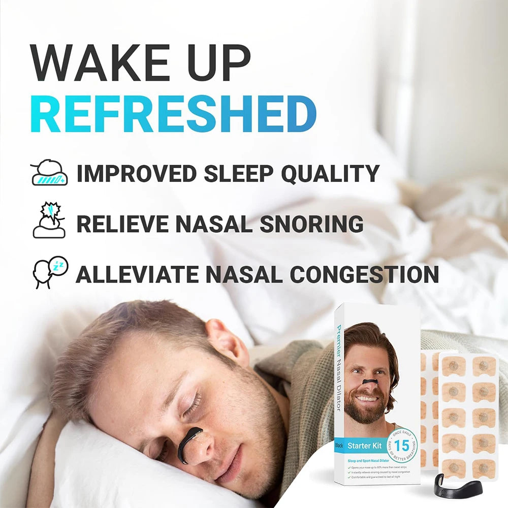 Magnetic Nasal Strips: Improve Airflow & Reduce Snoring