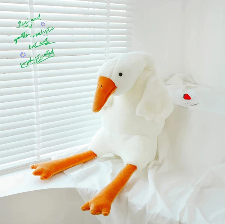 Lovely Big White Goose Pillow – 90cm/35.4in - 190cm/75in