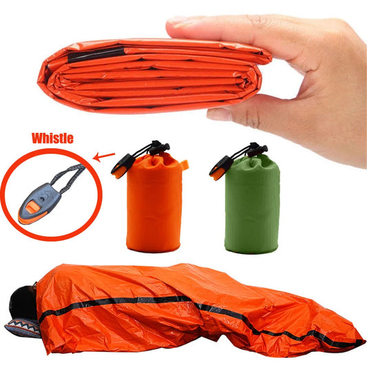 Survival Sleeping Bag – Lightweight Mylar Blanket for Emergency and Outdoor Adventures