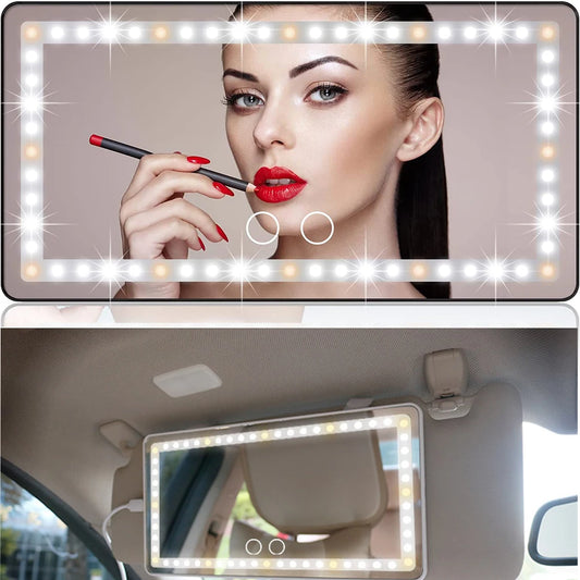 Rechargeable Makeup Mirror for Cars