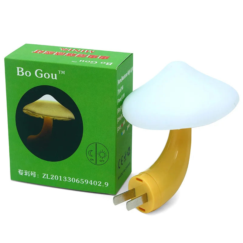 LED Mushroom Night Light – Automatic Sensor