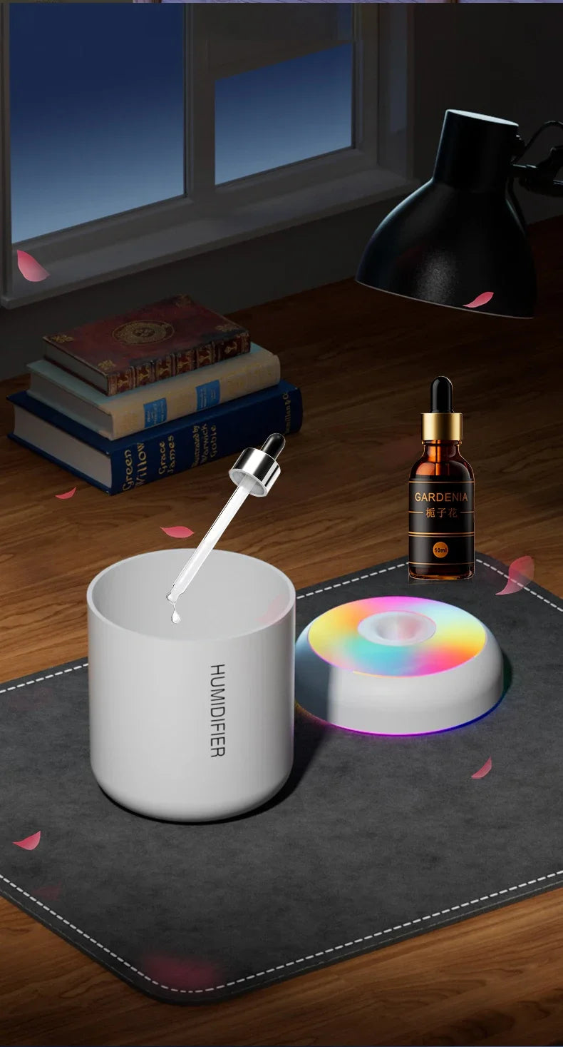 Mini USB Air Humidifier & Essential Oil Diffuser