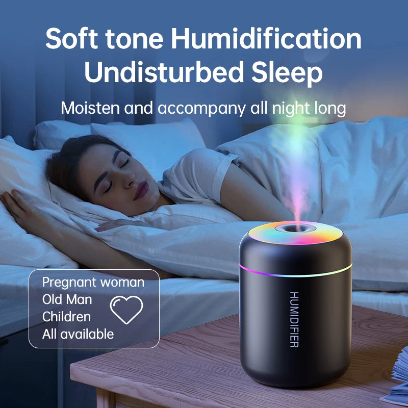 Mini USB Air Humidifier & Essential Oil Diffuser