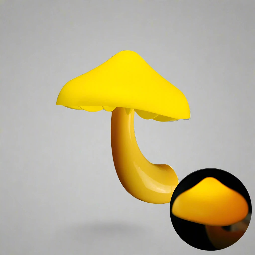 LED Mushroom Night Light – Automatic Sensor