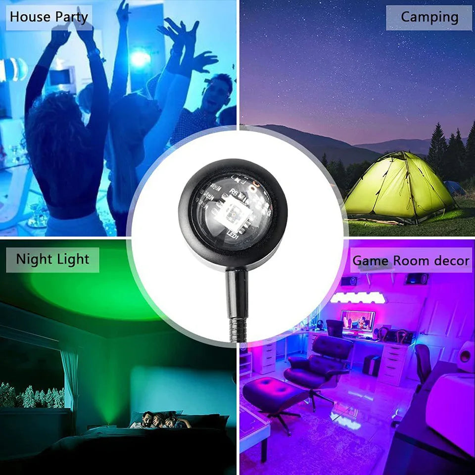 USB Sunset Projection Lamp