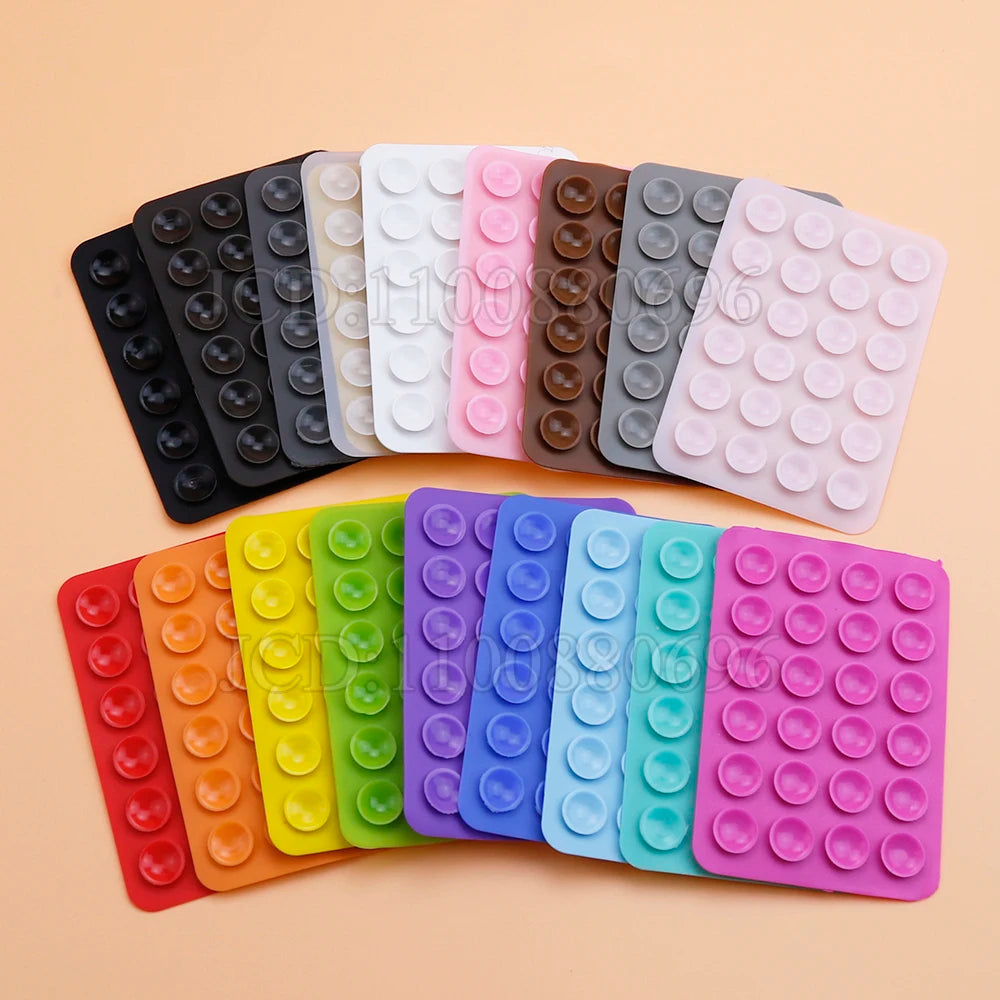 2pcs Phone Holder Double-Side Silicone Pads