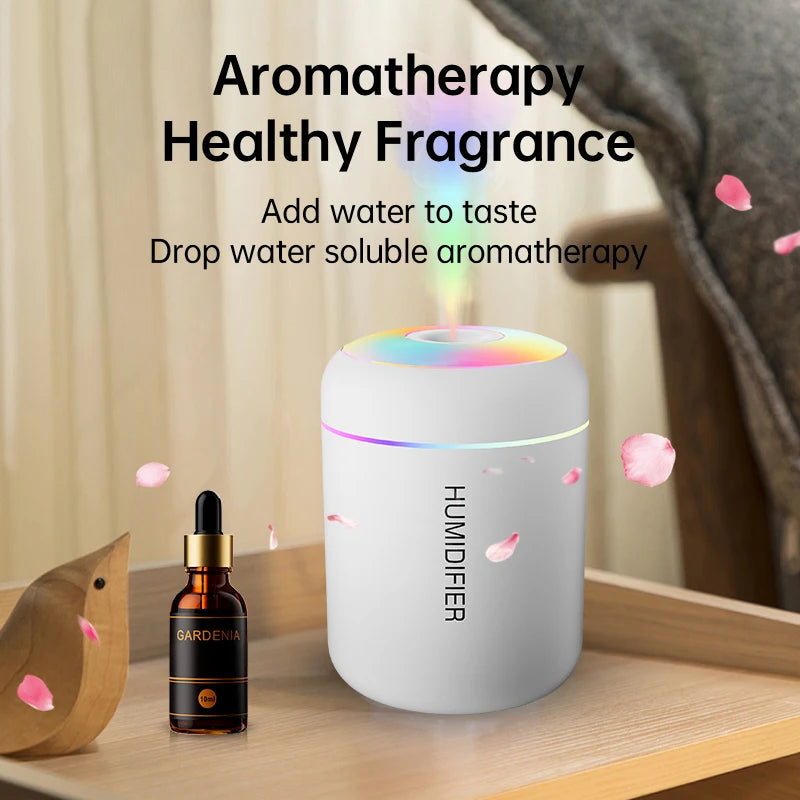 Mini USB Air Humidifier & Essential Oil Diffuser