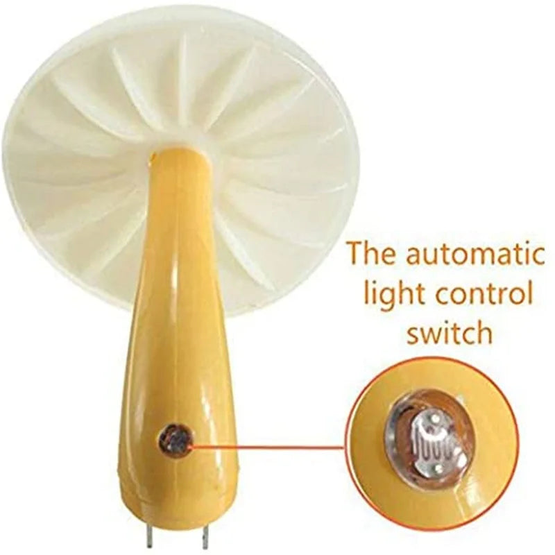 LED Mushroom Night Light – Automatic Sensor