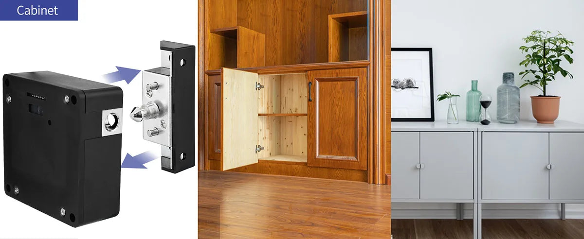 Electronic RFID Lock - Unlock Hidden Wooden Cabinets & Drawers