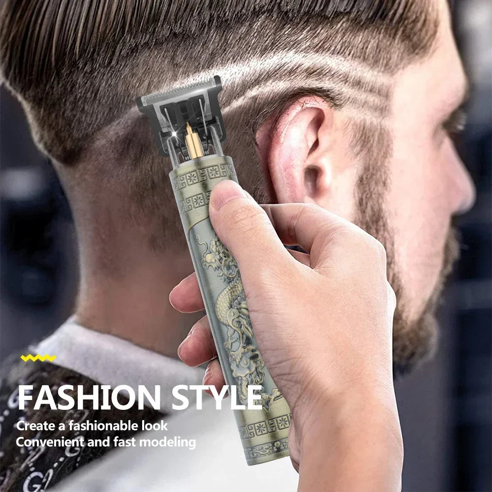 Professional T9 Hair Trimmer – Vintage Design