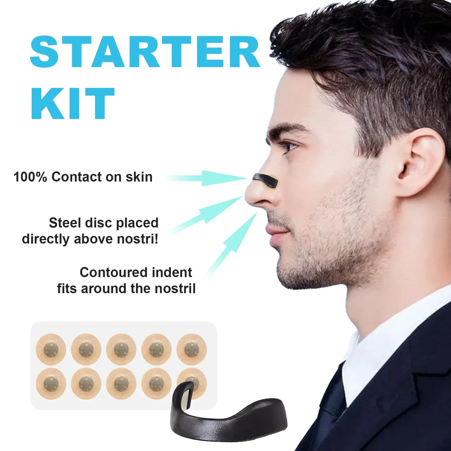 Magnetic Nasal Strips: Improve Airflow & Reduce Snoring