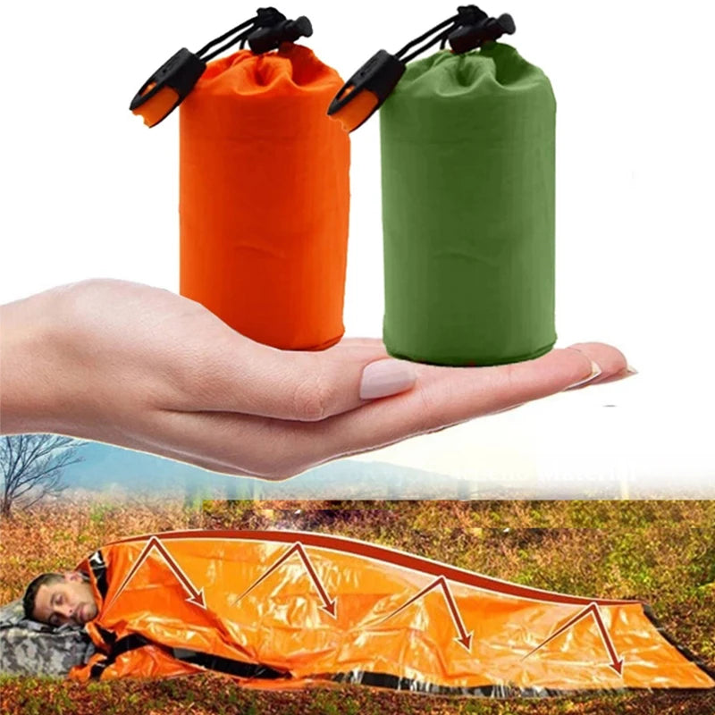 Survival Sleeping Bag – Lightweight Mylar Blanket for Emergency and Outdoor Adventures