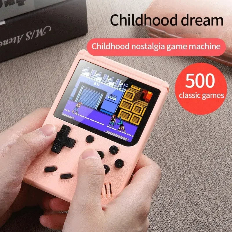 Portable Retro Video Game - With 500 Preloaded Games