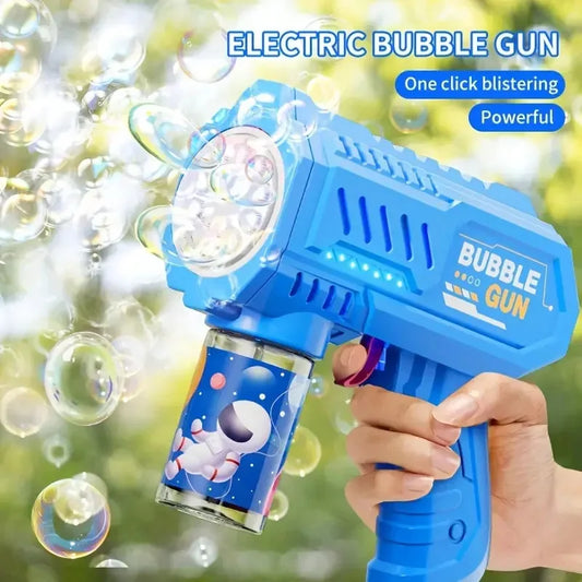 Rocket Bubble Gun - Fun Lights and Endless Bubbles