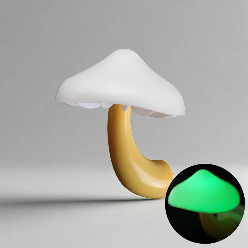 LED Mushroom Night Light – Automatic Sensor