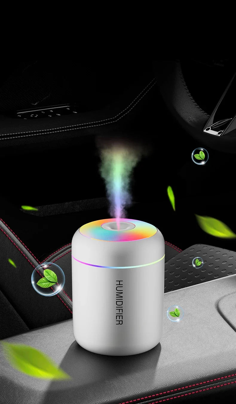 Mini USB Air Humidifier & Essential Oil Diffuser