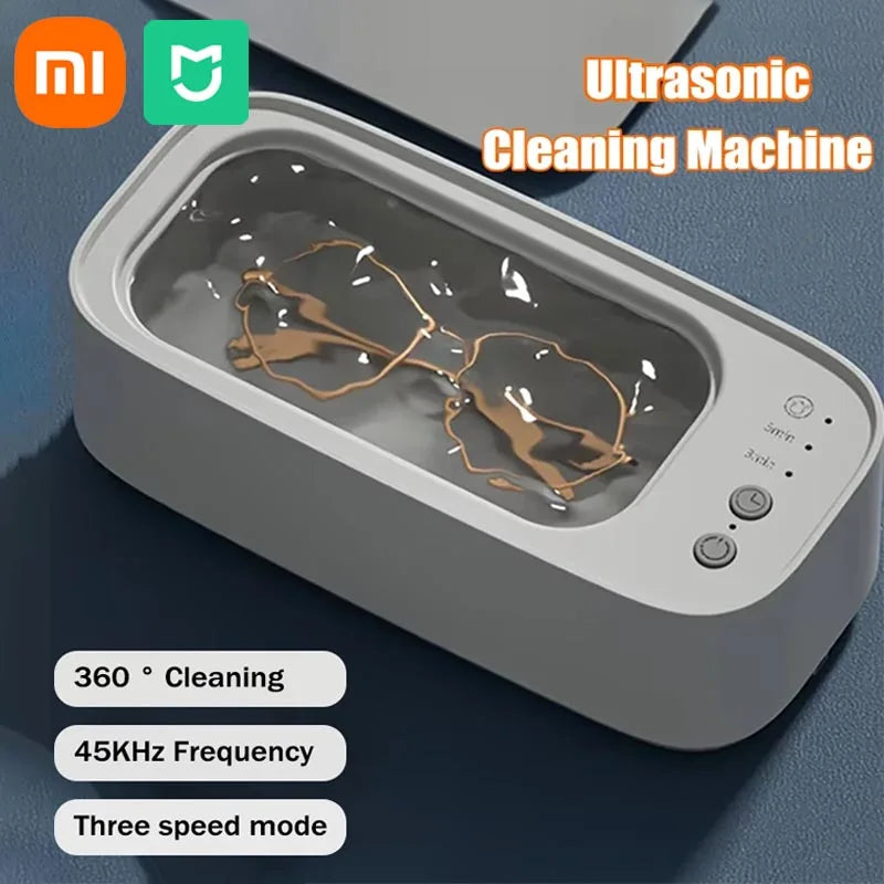 Ultrasonic Jewelry and Glasses Cleaner – 45kHz High-Frequency Machine