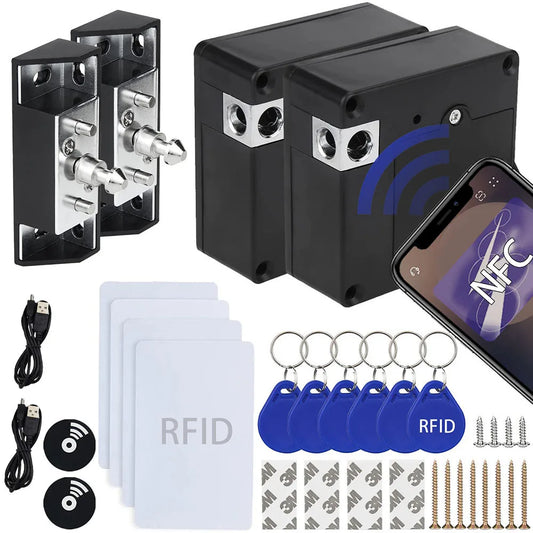 Electronic RFID Lock - Unlock Hidden Wooden Cabinets & Drawers