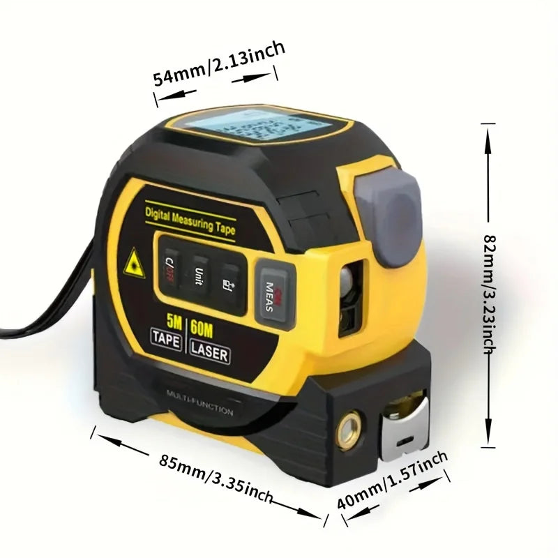 Digital Laser Tape Measure – 40/60M with Large Display