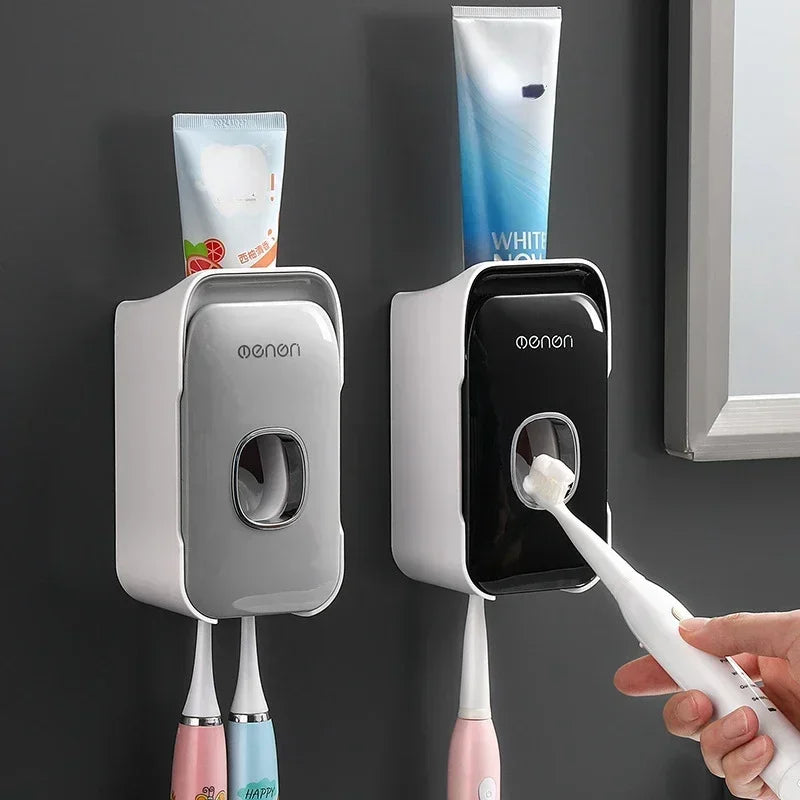 Automatic Toothpaste Dispenser and Holder – Bathroom Accessories Set