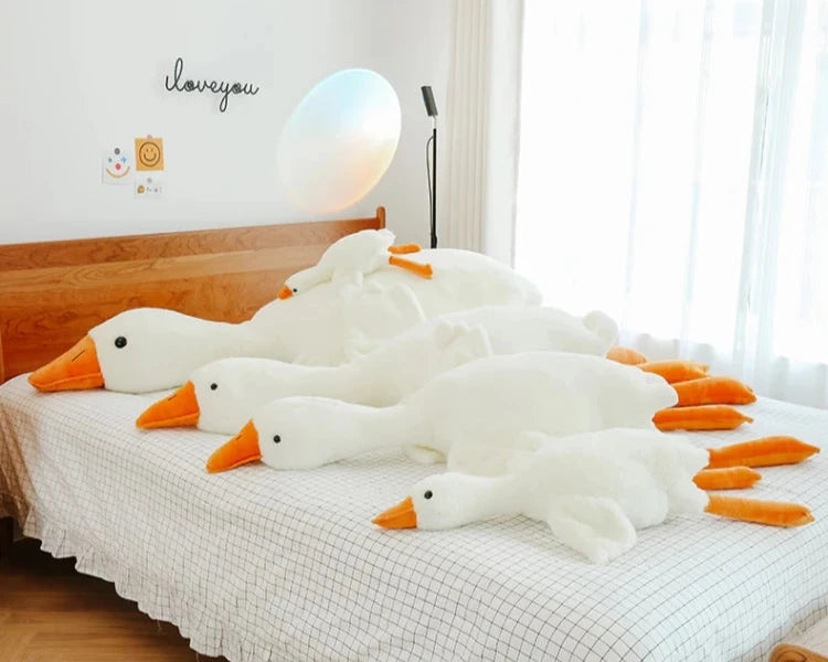 Lovely Big White Goose Pillow – 90cm/35.4in - 190cm/75in