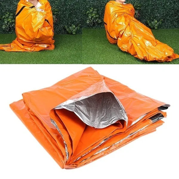 Survival Sleeping Bag – Lightweight Mylar Blanket for Emergency and Outdoor Adventures