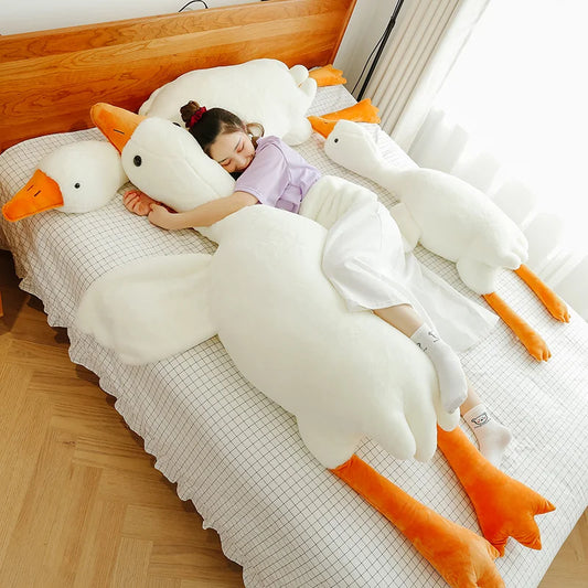 Lovely Big White Goose Pillow – 90cm/35.4in - 190cm/75in