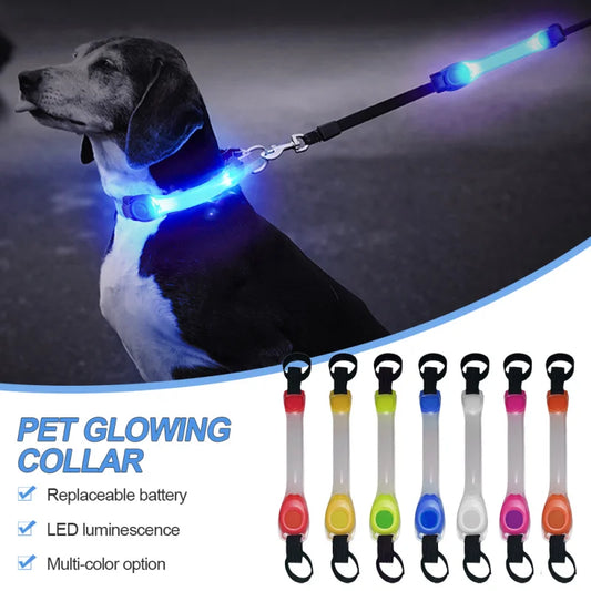 LED Dog Collar - Flashing LED Light for Safety