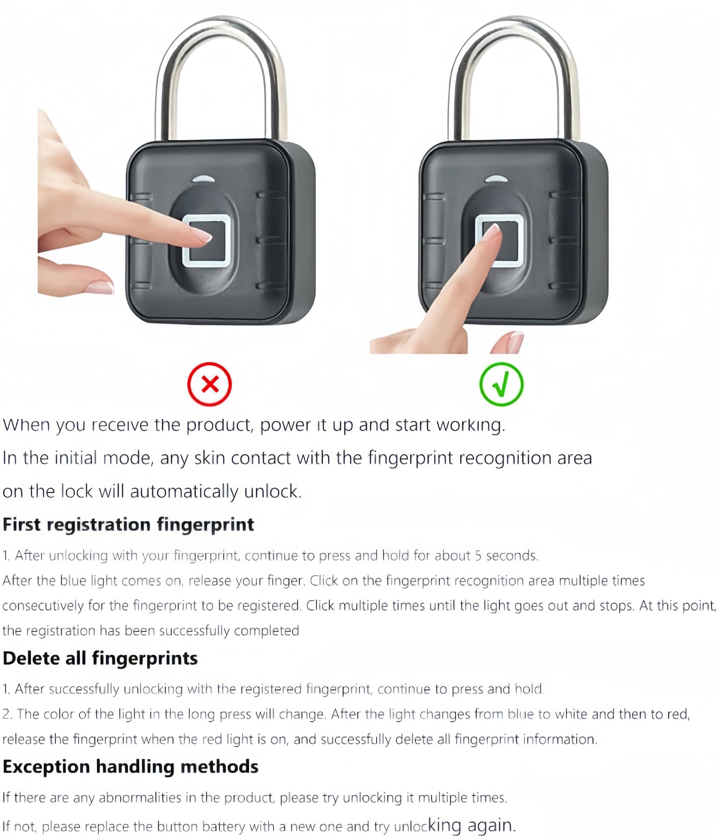 Digital Fingerprint Lock – Remote App & Temporary Password Access